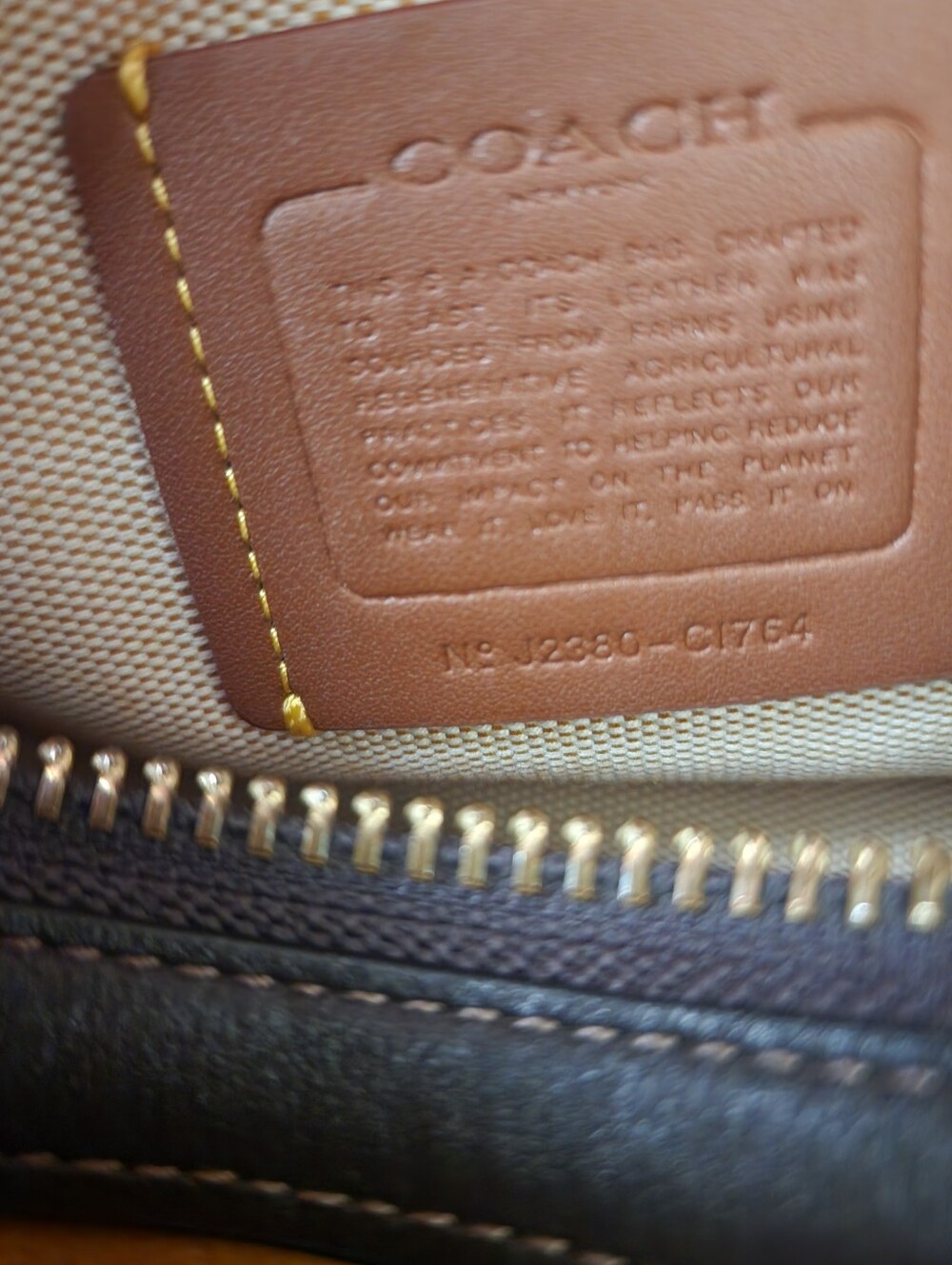 Coach Rogue 25 Army Green and Oxblood Colorblock - Picture 15 of 16